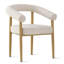 Ensemble de 6 chaises de salle à manger Boucle avec accoudoirs