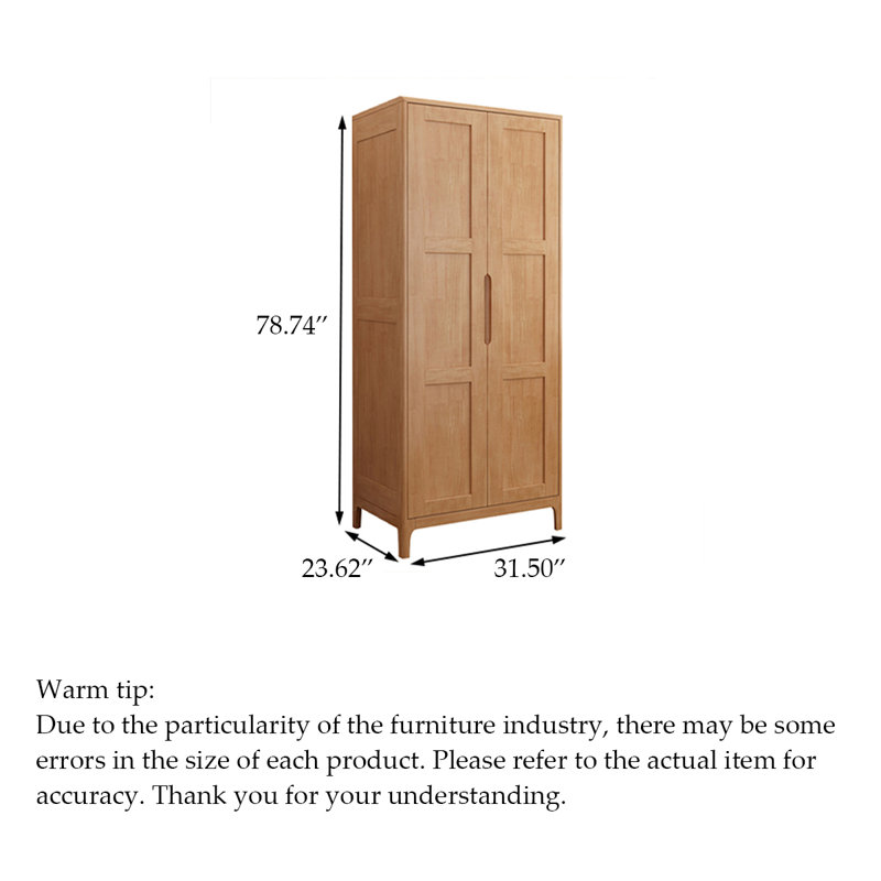 Armoire moderne et simple en pin écossais de Mongolie