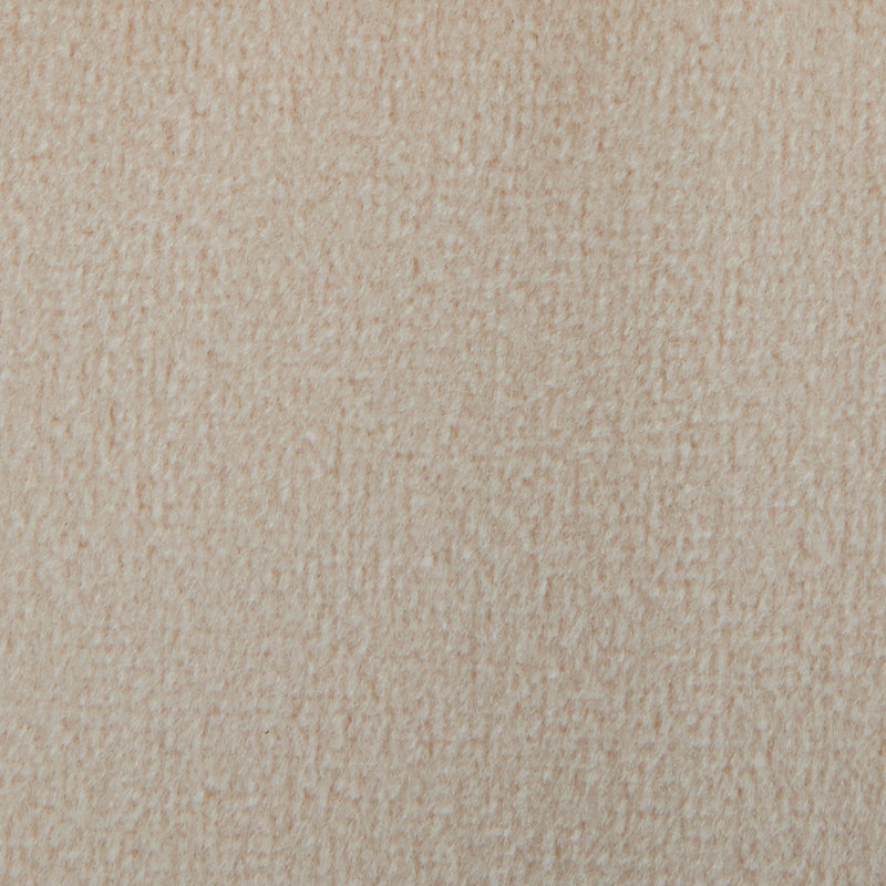 Repose-pieds carré 16 po en velours crème, Cream