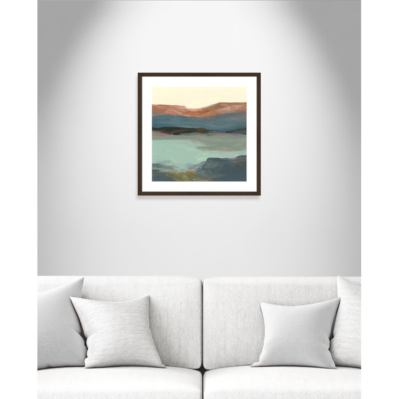 «Euzelia Rolling Bluff» par Carol Robinson - reproduction d'art, Papier dans un cadre photo, H 24,75 po x l 24,75 po