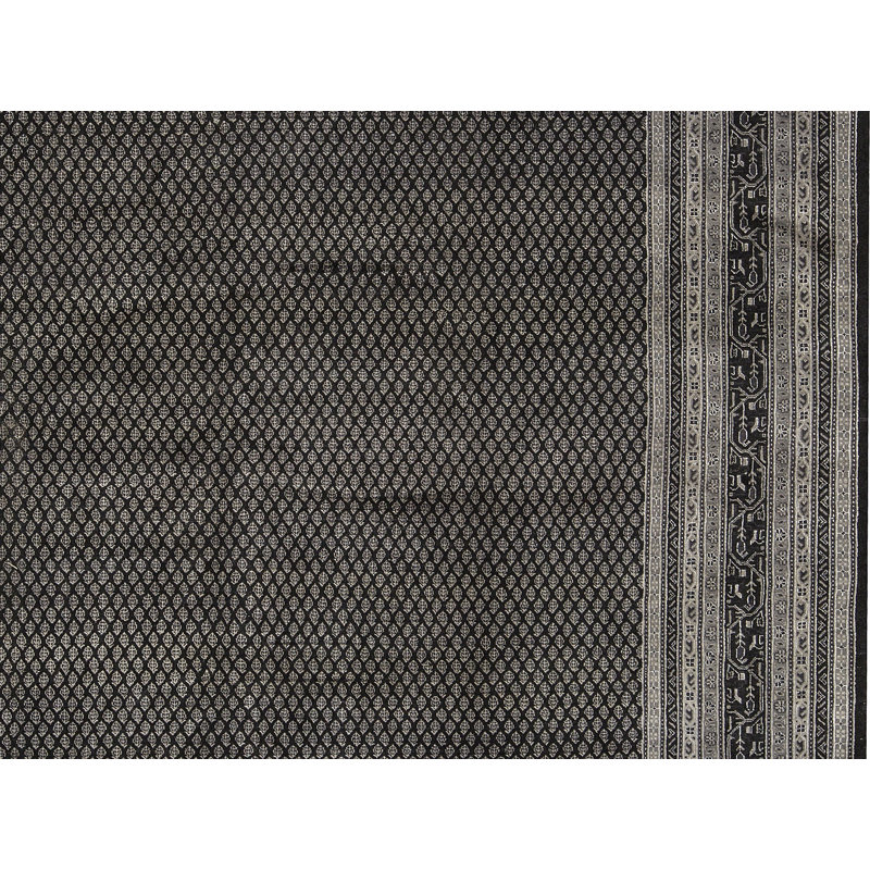Tapis brun de haute qualité noué à la main