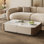 Light luxury rectangular rock table