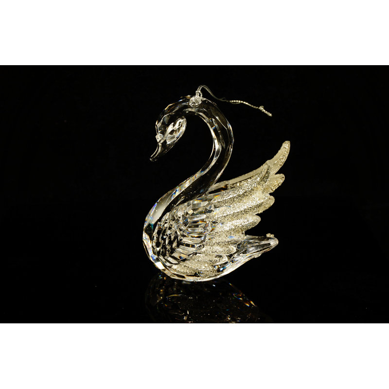 Figurine suspendue swan acrylique