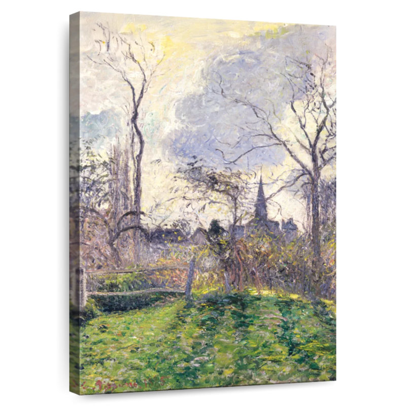 Le clocher de Bazincourt, H 36 po x l 24 po