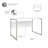 Desk And 3 Drawer Mobile Pedestal-70328109-70328112