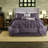 Elegant Plum Bedding Sets Polyester 7 Piece Comfort For Home