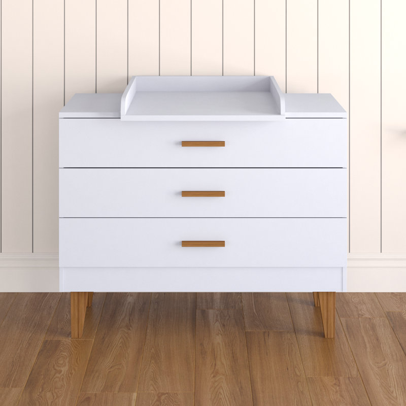 Jahn Kids 3 - Drawer Dresser, White