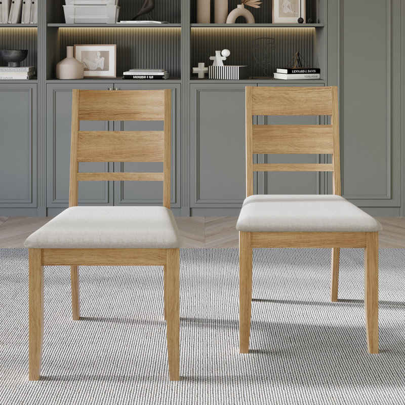 Chaise d'appoint Ocossio, Chêne naturel