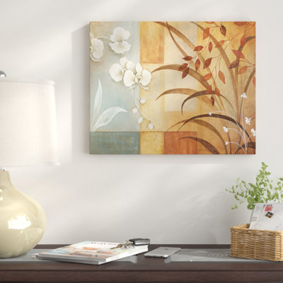 « orchidée élégance ii », reproduction d’impression sur toile tendue