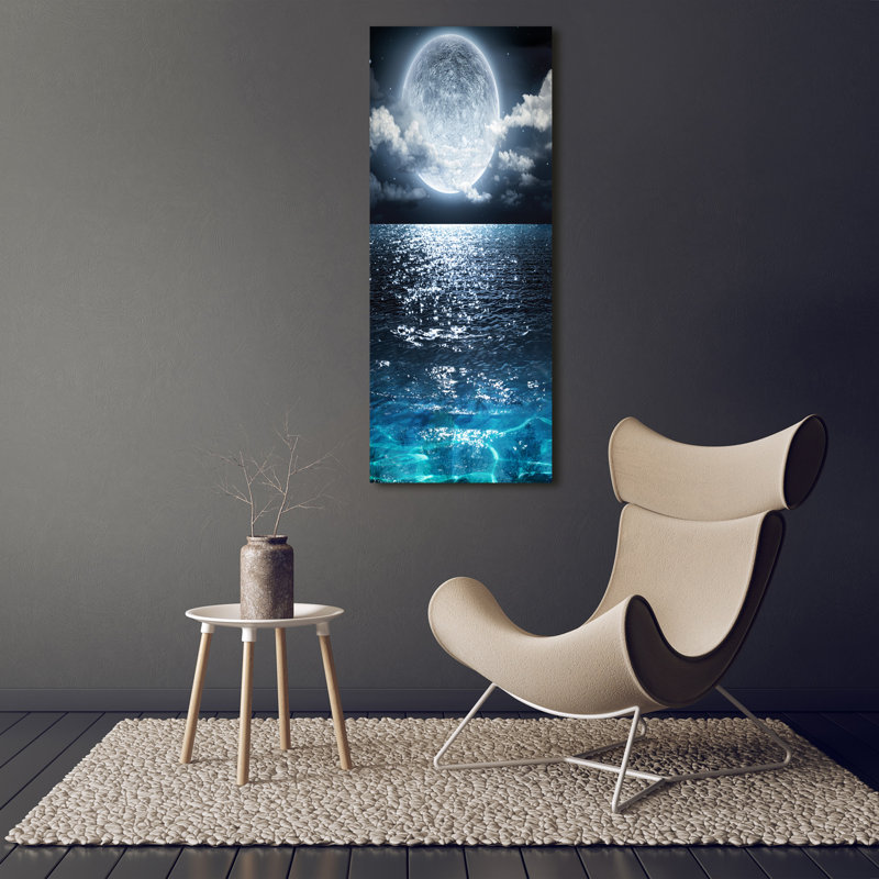 Full Moon - Wrapped Canvas Print