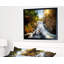 «Waterfall Through the Forest - Floater Frame», reproduction de photo sur toile-26695345