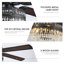 Ventilateur de plafond 52 "/ 62" / 72 "en cristal Fandelier avec lumières et télécommande-323636105-324104226