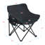 2 chaises de camping noires pliables et portatives avec sac de transport, coin salon confortable, poche latérale pour les collations, cadre robuste de 264 livres, plages et expérience de plein air pliable pour la randonnée, bon-1883797229