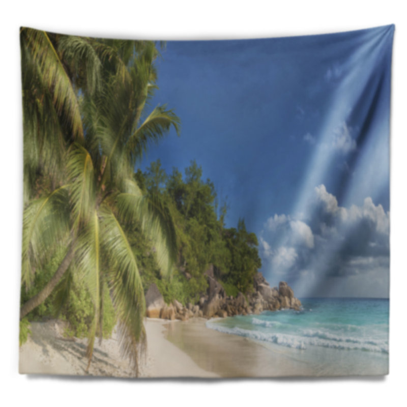 Tapisserie de plage seascape anse georgette, H 32 po x l 39 po