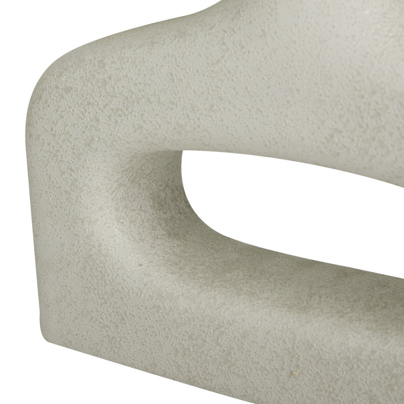2 Piece Stoneware Table Vase Set, White