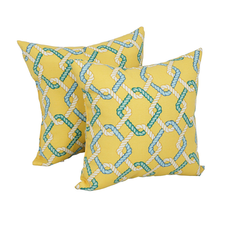 Coussin décoratif d'extérieur / extérieur Ikat