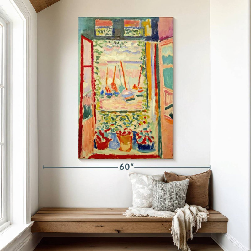 Open Window Collioure, 51" H x 34" W