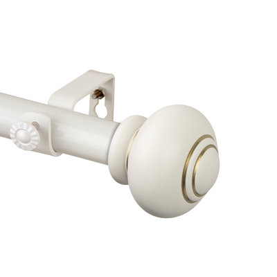 Lecuyer Steel Adjustable Single Curtain Rod