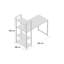 Javin Metal Base Writing Desk-32316851