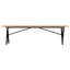 vidaXL Coffee Table X-Frame Solid Wood Pine and Steel