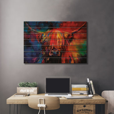 «Highland Cow» par Sue Gardner, impression graphique