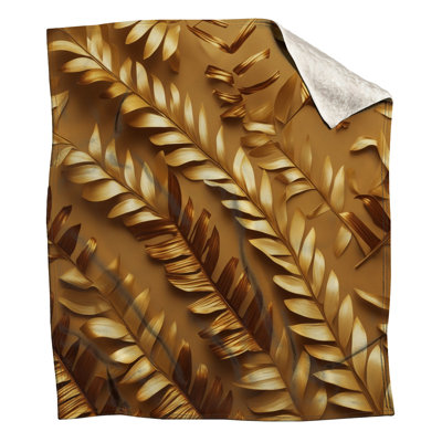 Couvertures de feuilles de palmier tropicales