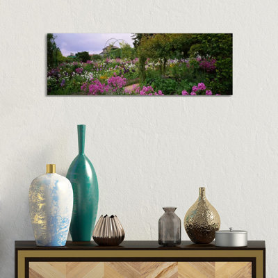 Clos Normand, Fondation Claude Monet, Giverny, France - Wrapped Canvas Panoramic Print