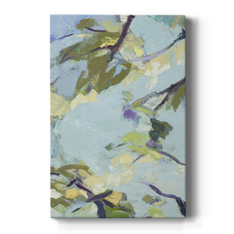 Ciel turquoise - galerie Cavas sur mesure, H 27 po x l 18 po