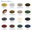 Classic Oval Flush Mount One Line Wall Mount-983949056-983944751