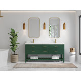 Parker 72'' Double Bathroom Vanity with Top