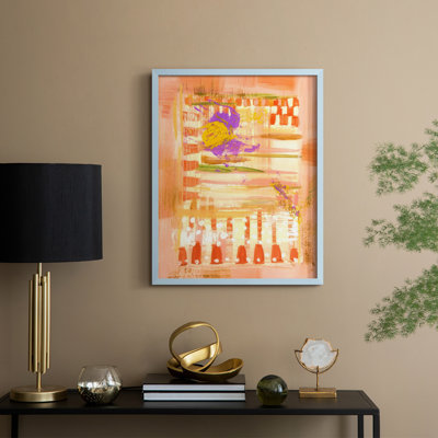 «Live In The Sunshine II», reproduction encadrée - bois massif