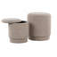 Ensemble de repose-pieds en tissu-133256922