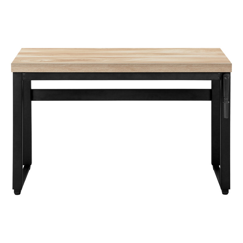 Bureau d'ordinateur, Naturel/noir