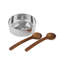 Nambe Oblong Nest Salad Bowl