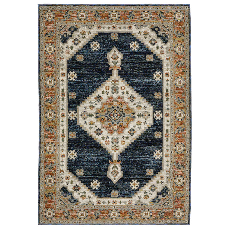 Reshon Oriental Indoor Rug, Rectangle 3'3" x 5'2"