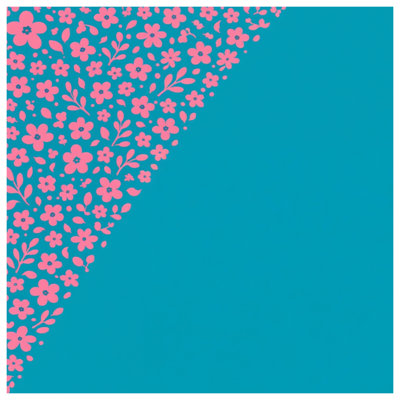 Pink Floral Corner Quilted Bedspread All Sizes