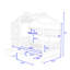 Lit de jour en bois à deux tiroirs avec tablettes Bitner-1195639880-1195639887