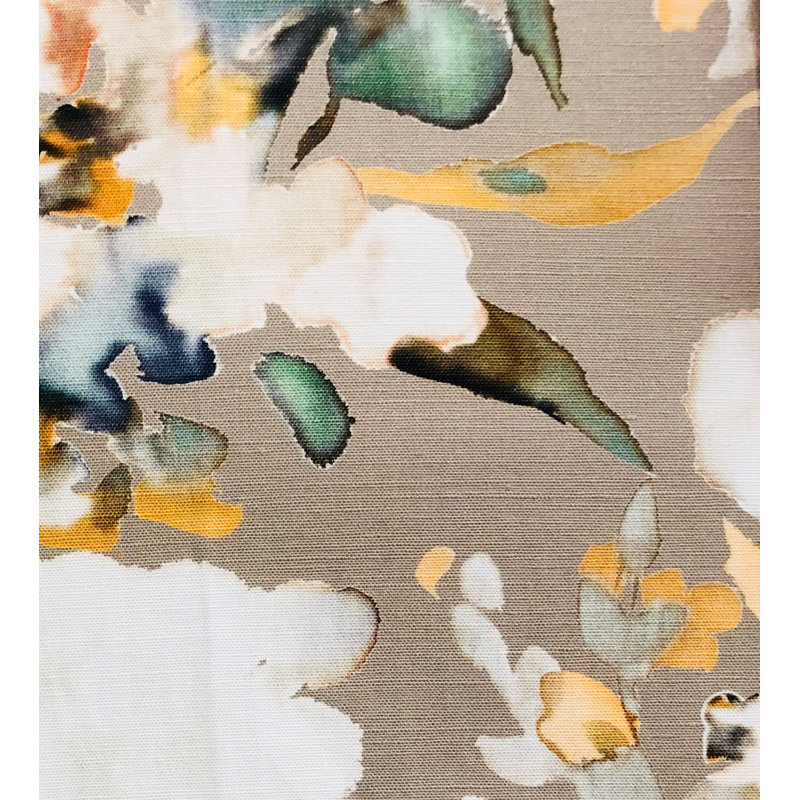 Oreiller floral Maya de luxe, 20 po x 36 po, Coussin lombaire