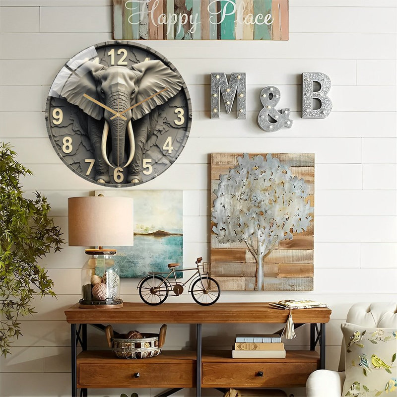 Horloge murale Elephant