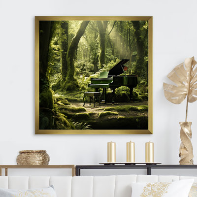 Piano Forest Serenade sur toile