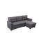 Canapé-lit modulaire réversible gris foncé Ashlyn-2146466156