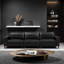 Courbes de style Mid-Century, cuir respirant, pieds en bois massif, assemblage sans outil de 30 minutes, pièce maîtresse à 3 places-1244149020-1244149022-1244149027
