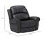 Fauteuil coulissant et confortable au design élégant pour tout salon