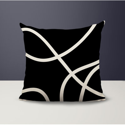 Vie Abstract Reversible Indoor/Outdoor Square Pillow