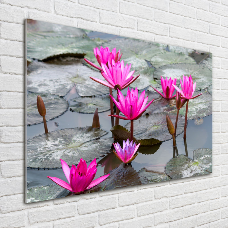 Lotus Flower - No Frame Print on Glass