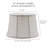 Burlap Modern Empire With Washer Fitter In Natural 11" Top X 14" Bottom X 9.5" Height-376548421