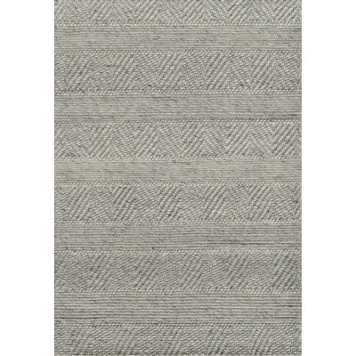 Allessa Wool Striped and Chevron Indoor Rug