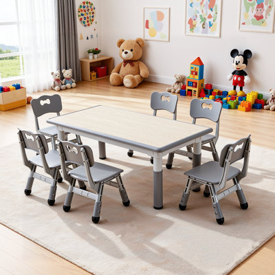 Aarianna Rectangular Preschool Play / Activity Table by Isabelle & Max
