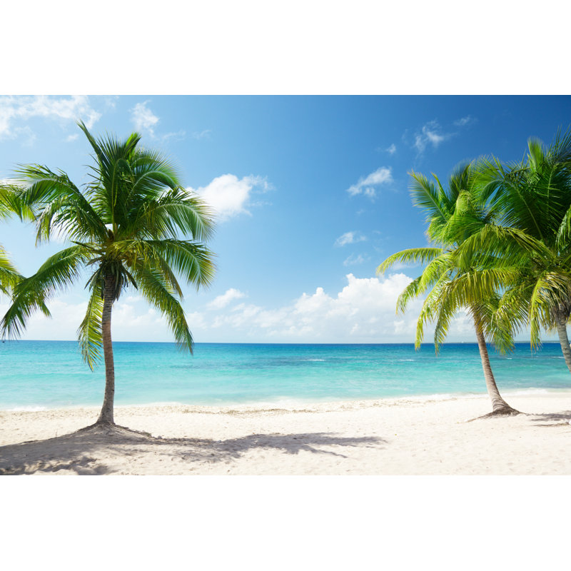 Caribbean Sea - Wrapped Canvas Print, 20cm H x 30cm W x 3.8cm D