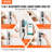 VEVOR Smart Lock 5-in-1 Fingerprint Smart Door Knob with Independent Handle